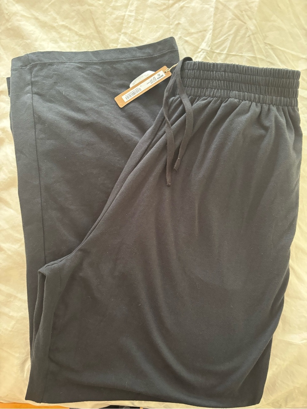 NWT SKIMS Cotton Jersey Wide-Leg Pants in Soot Size Small - Picture 9 of 9